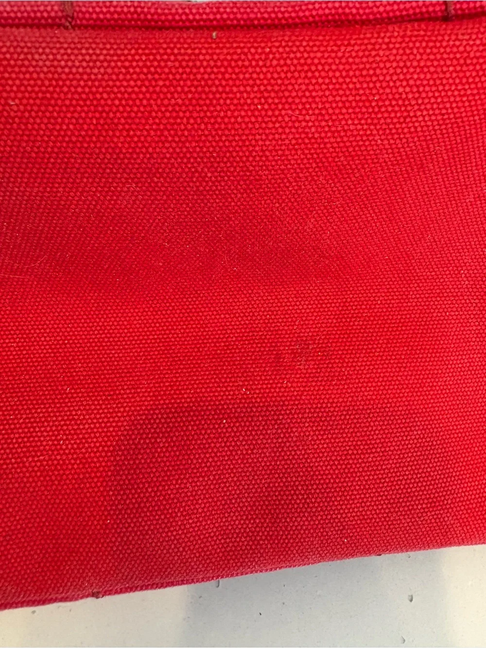 Prada Red Canapa Mini Size - Picture 6 of 10